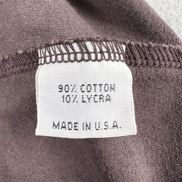 Bryan Walker Brown Cotton Blend Long‎ Sleeve Round Neck Pullover Shirt Women’s L - Picture 11 of 16